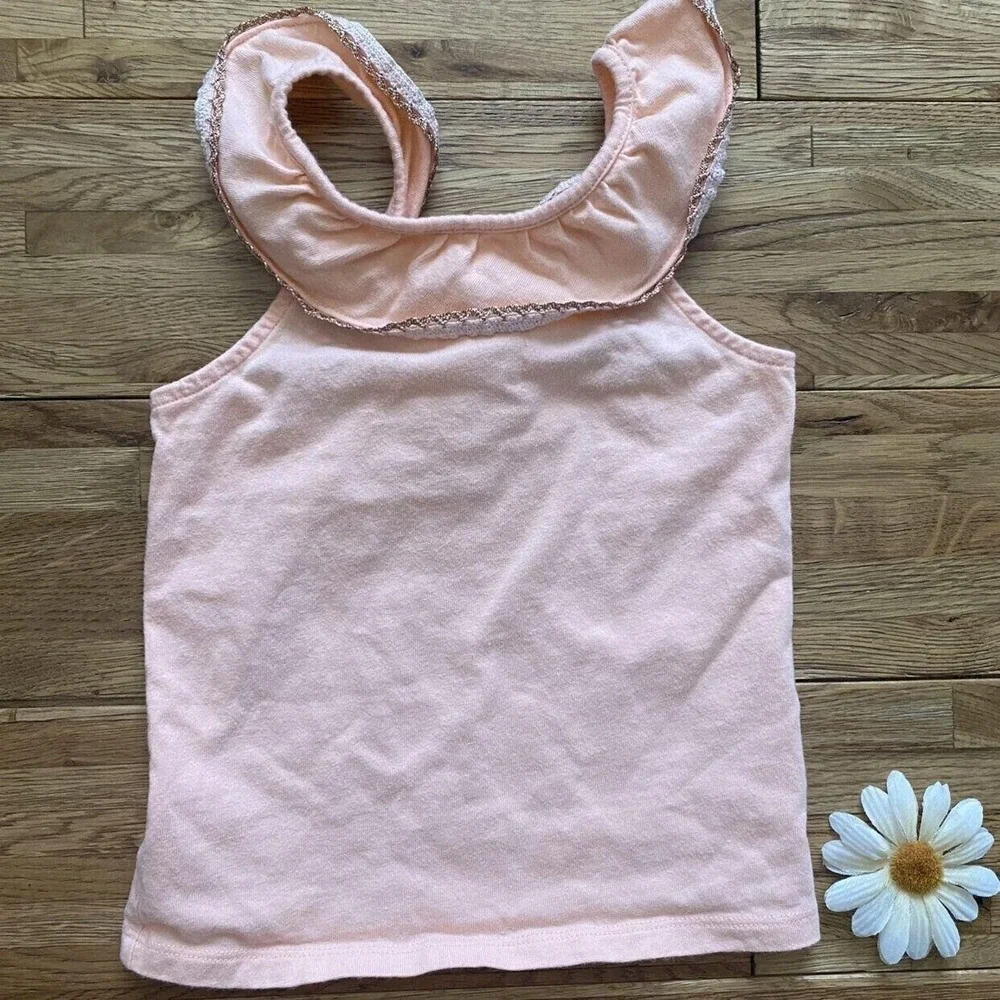 Janie And‎ Jack Orange Sleeveless Shirt Size 4
